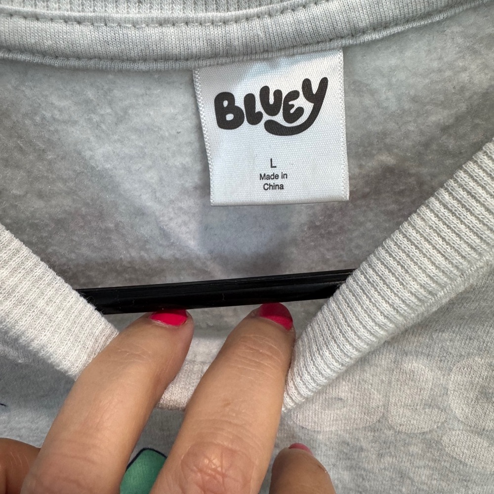 Bluey Kids Crewneck Sweatshirt – Size L - Picture 3 of 6